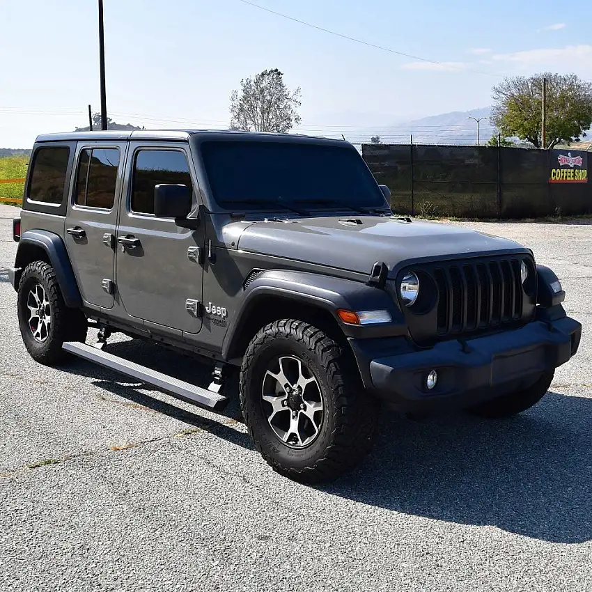 Westin Automotive Pro-E Power Running Boards Textured Black for 18-24 Jeep Wrangler JL Unlimited 4-Door 29-24065