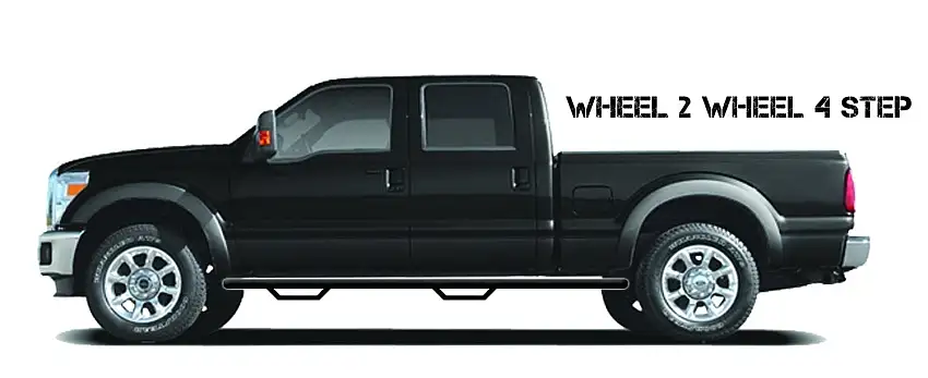 N-FAB T2282CC Nerf Step - Cab Len w/o Bed Acs (2 Stps) - 22-26 Tundra CrewMax - Gloss Blk